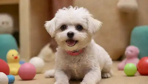 Un perro pequeño