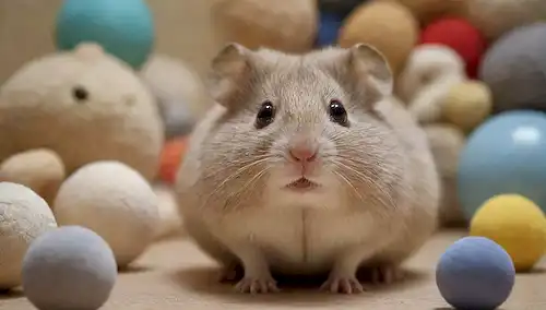 Un pequeño roedor con ojos redondos grandes