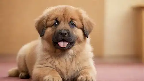 3D-rendered Leonberger cachorro